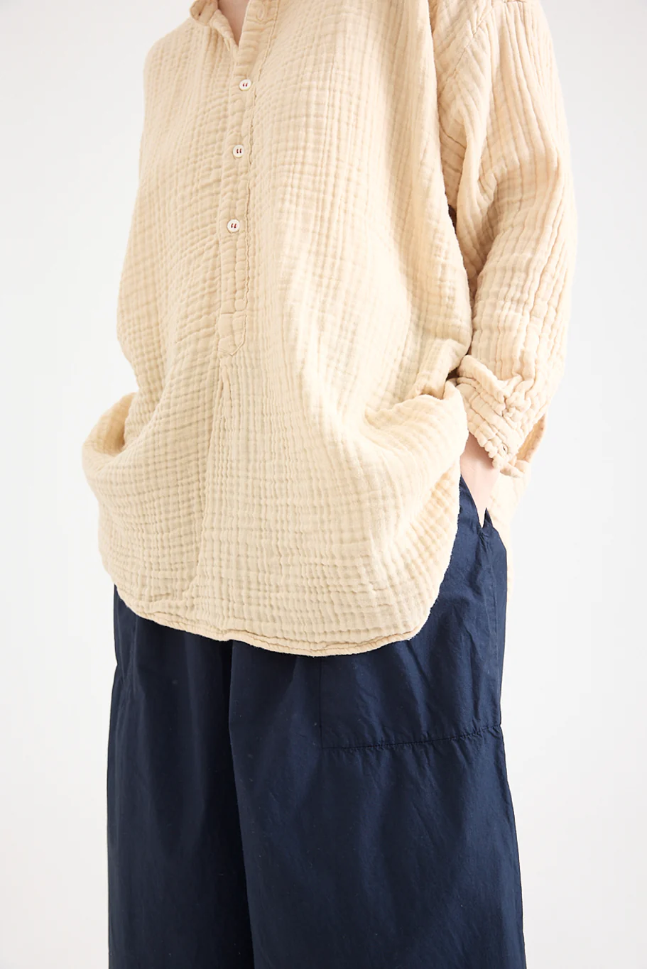 Metta - Coal Miner's Shirt - Triple Gauze Cotton - Image 3