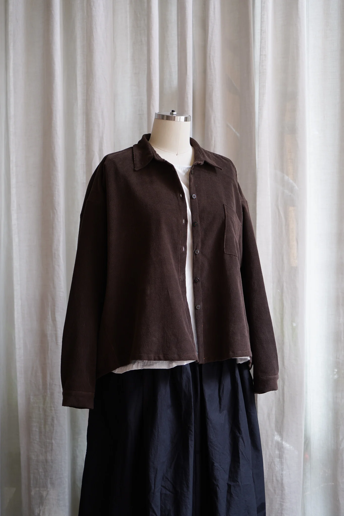 Metta - Cropped Indra Overshirt - Corduroy - Image 3