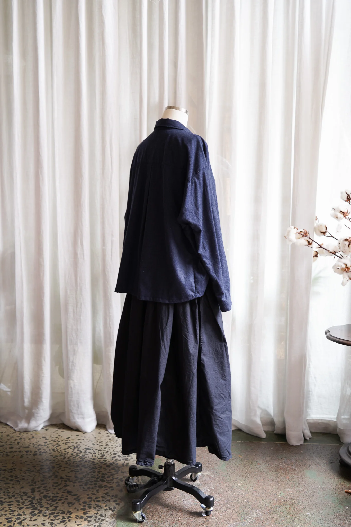 Metta - Cropped Indra Shirt - Viyella Cotton - Image 4