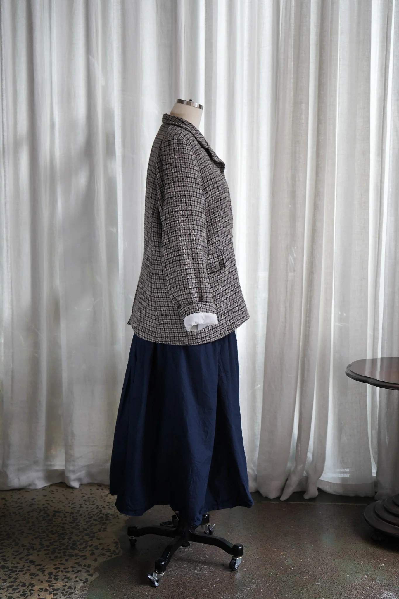 Metta - Dominique Blazer - Shepherd's Plaid - Image 10
