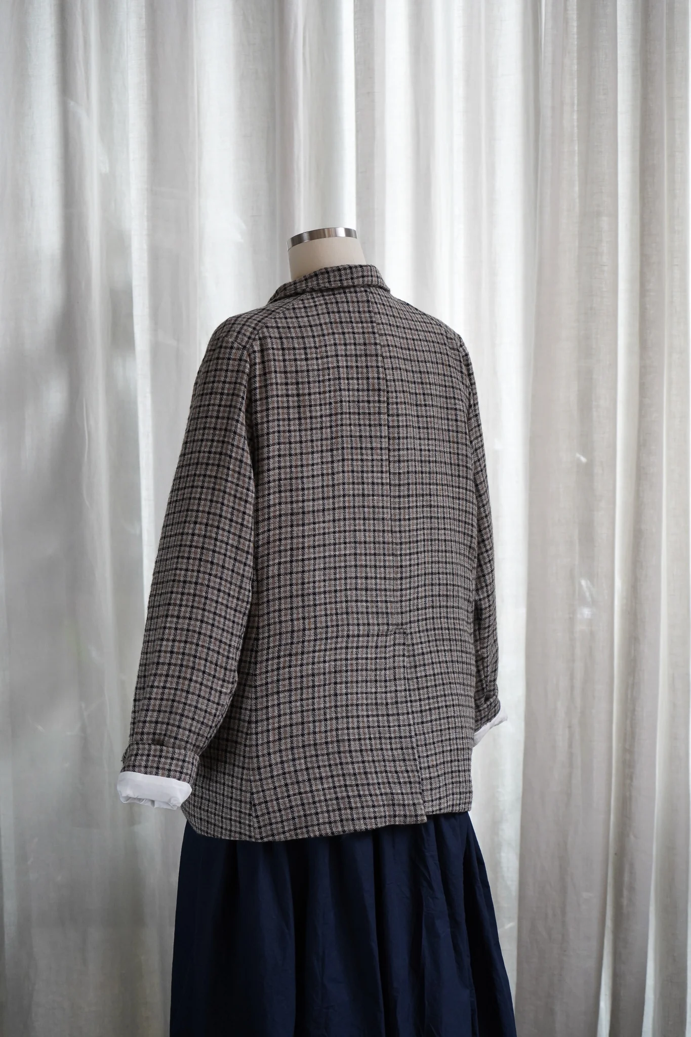 Metta - Dominique Blazer - Shepherd's Plaid - Image 11