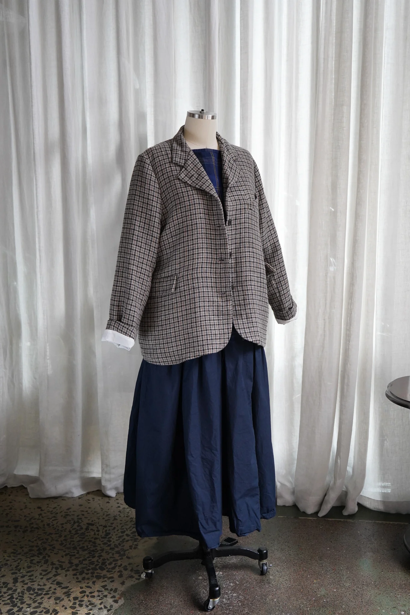 Metta - Dominique Blazer - Shepherd's Plaid - Image 8