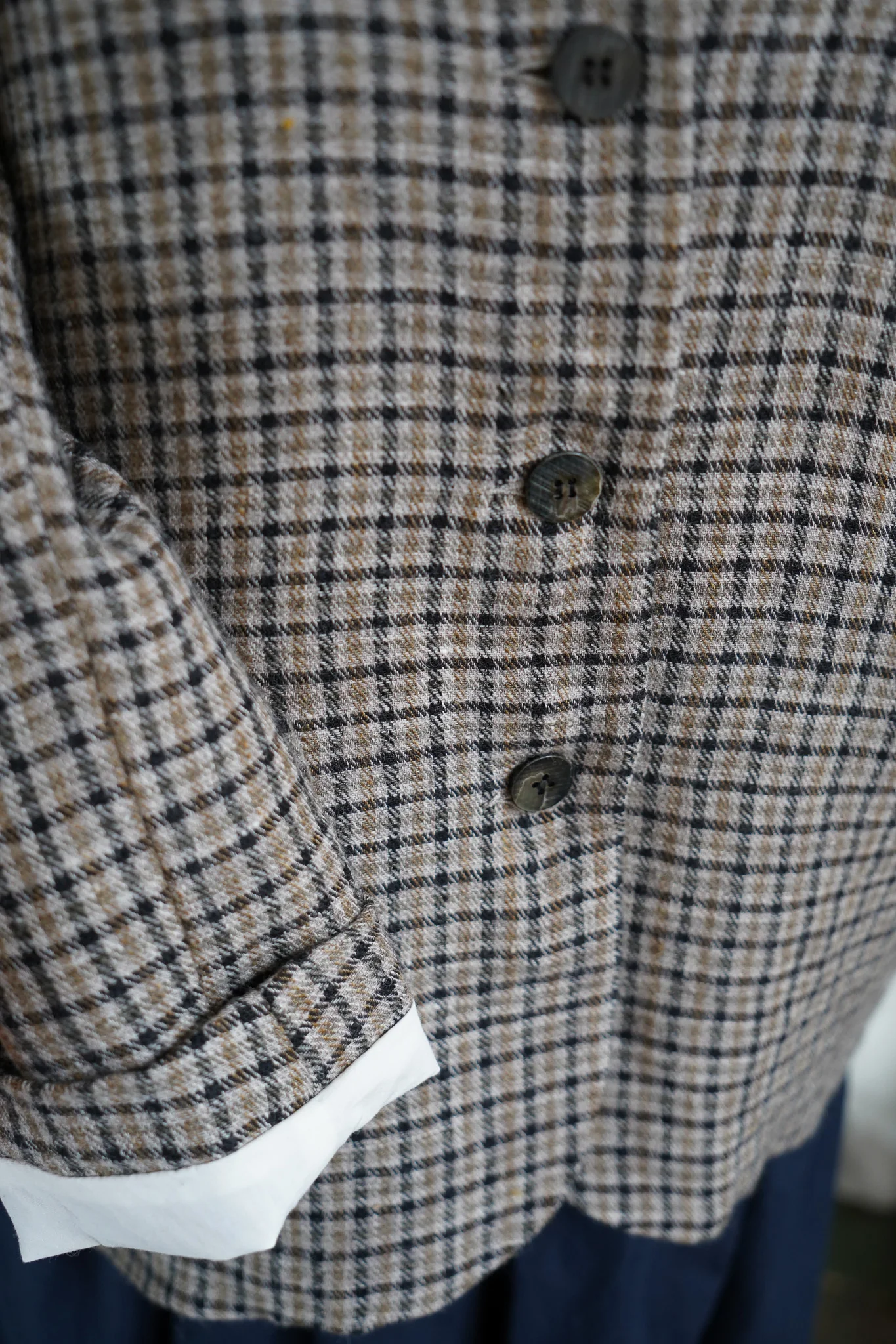 Metta - Dominique Blazer - Shepherd's Plaid - Image 9