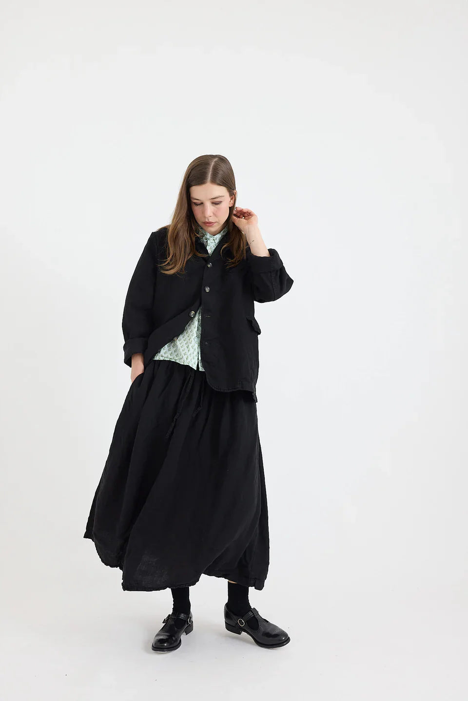 Metta - Emily Skirt - Light Linen
