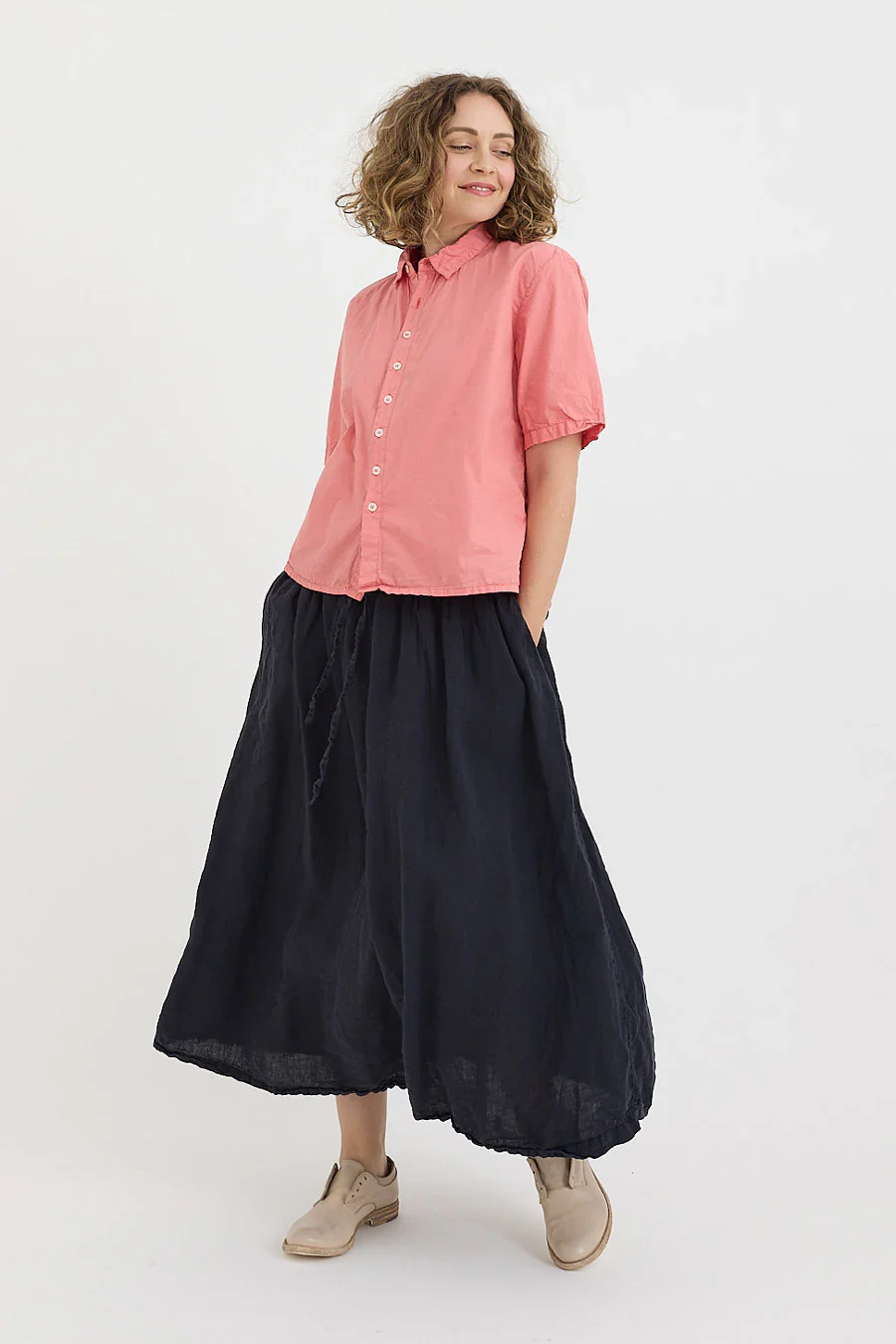 Metta - Emily Skirt - Light Linen - Image 3