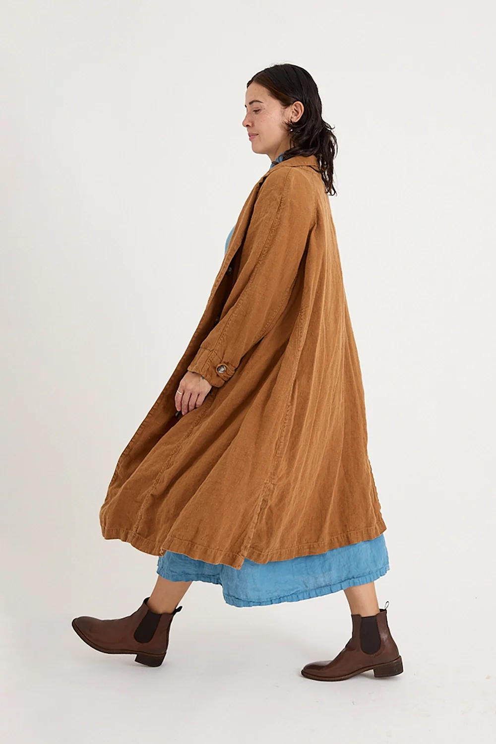 Metta - 1915 Unisex Duster Jacket - Thick Linen - Image 4
