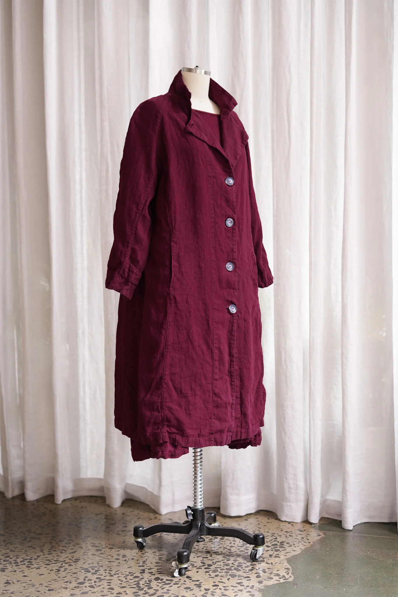 Metta - 1915 Unisex Duster Jacket - Thick Linen - Image 6