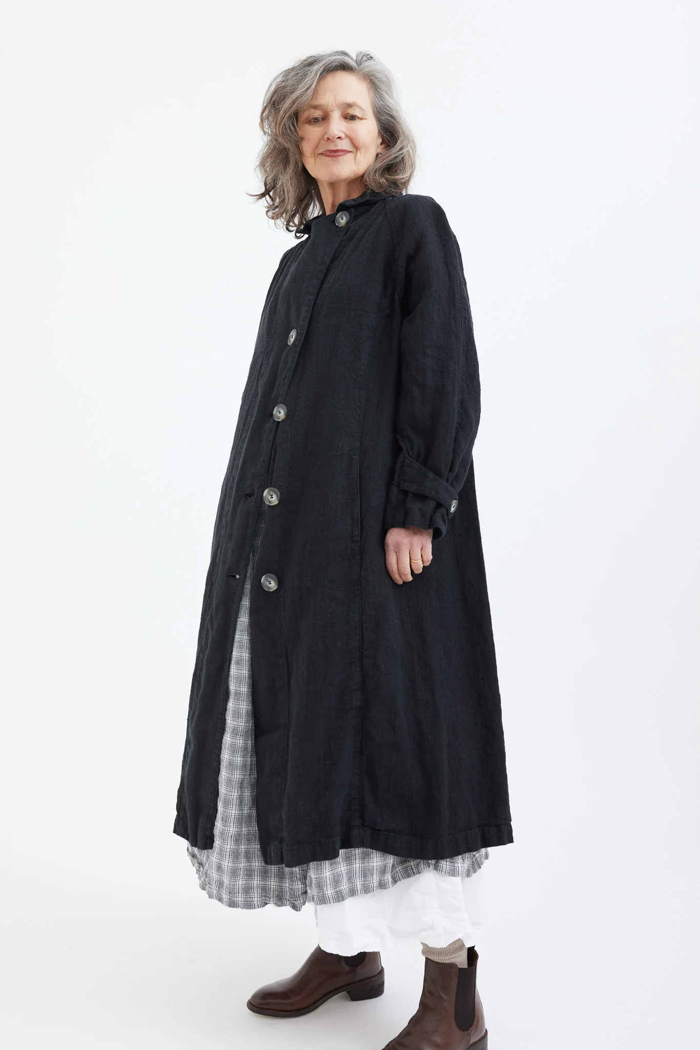 Metta - 1915 Unisex Duster Jacket - Thick Linen - Image 8