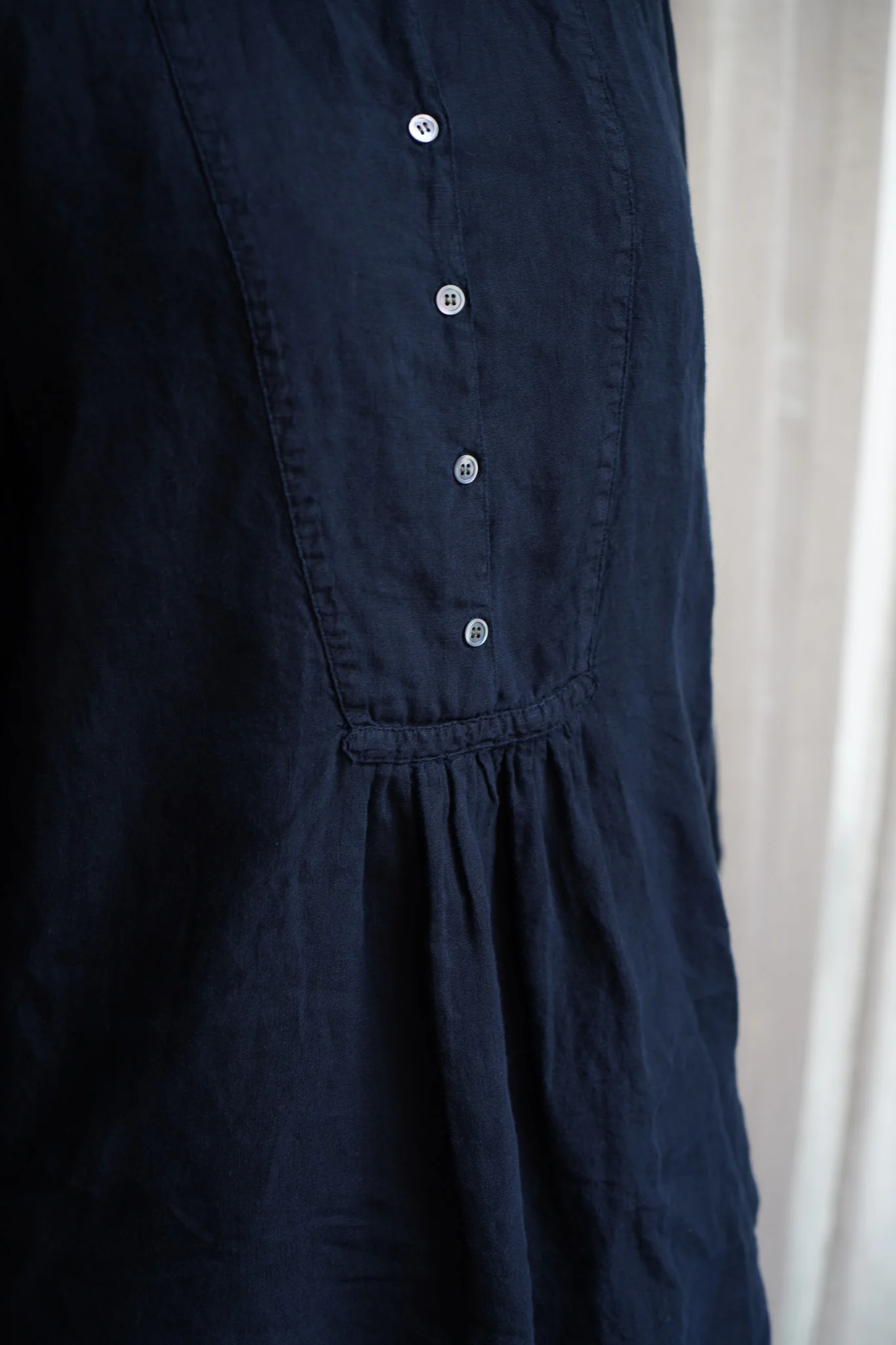Metta - Francoise French Shirt - Light Linen - Image 3