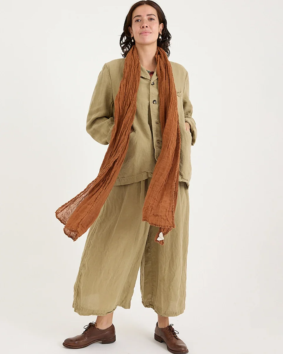 Metta - Hosta Wide Leg Pant - Light Linen - Image 3