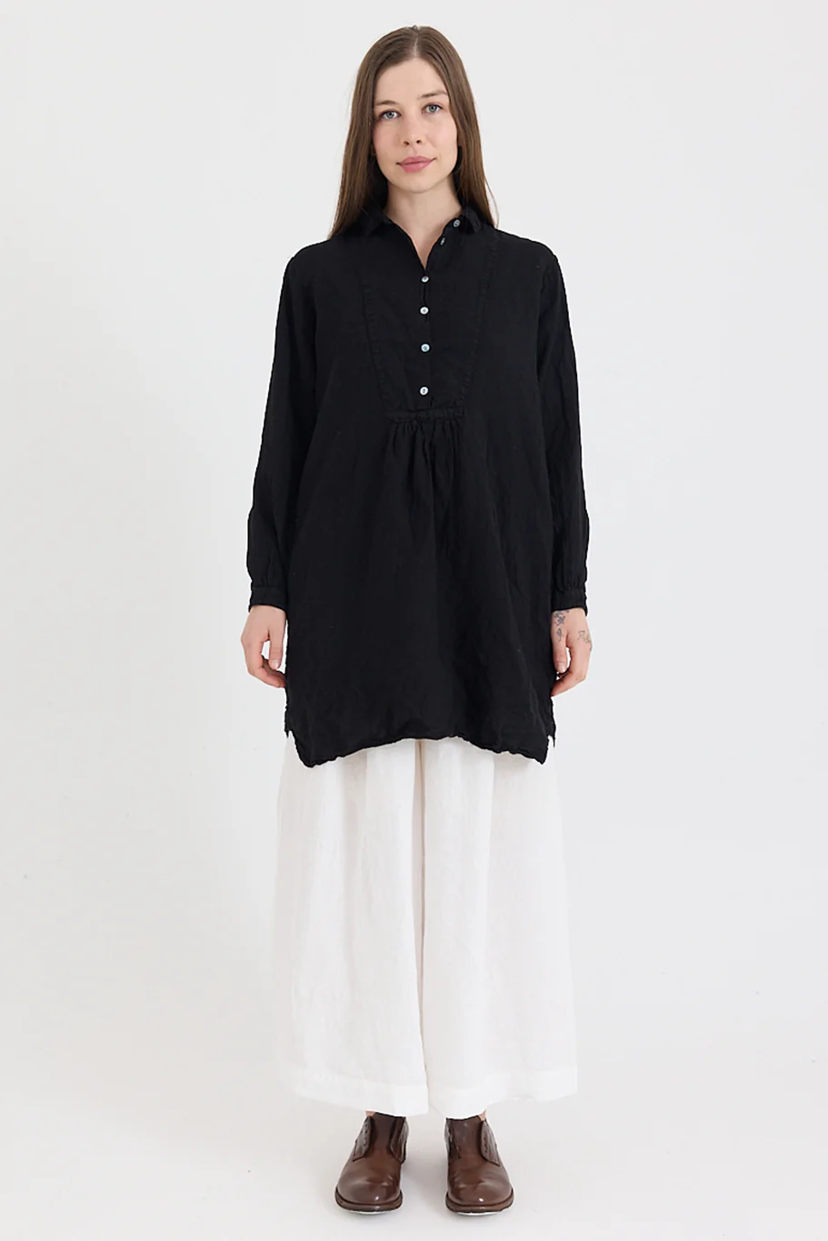 Metta - Hosta Wide Leg Pant - Light Linen - Image 5