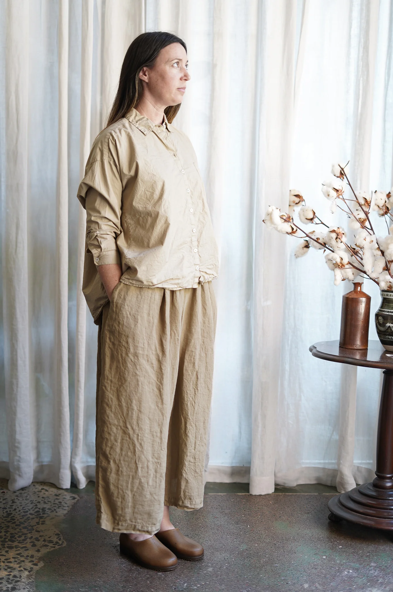 Metta - Indra Boxy Shirt - Fine Cotton Poplin - Image 4