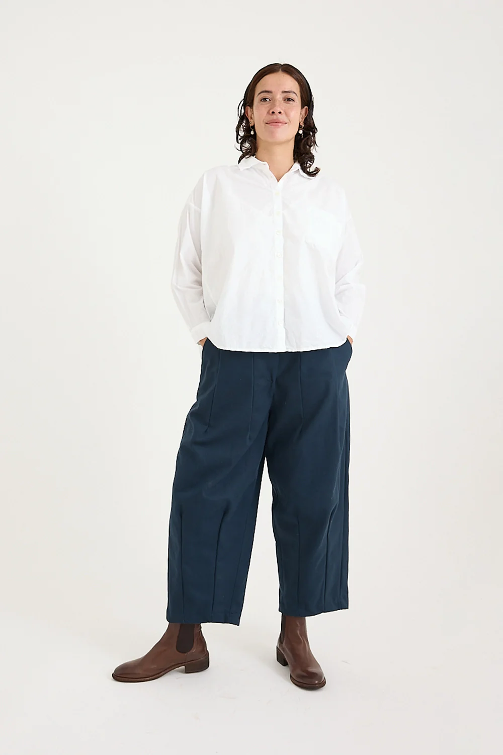 Metta - Indra Boxy Shirt - Fine Cotton Poplin - Image 5
