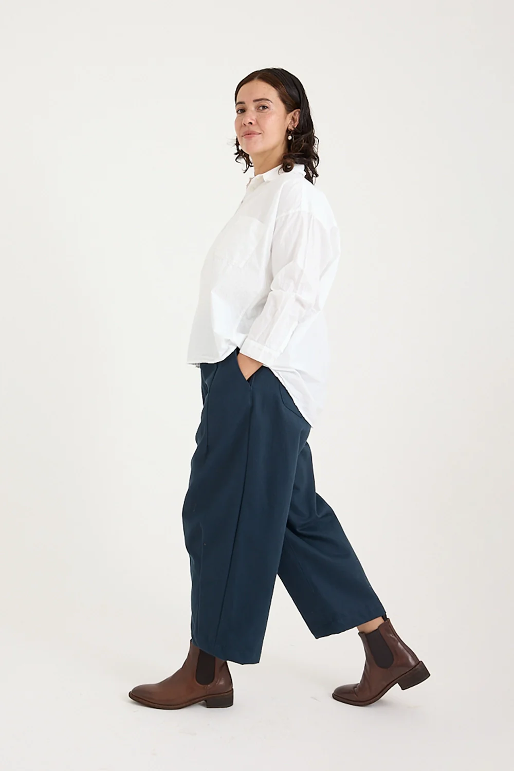 Metta - Indra Boxy Shirt - Fine Cotton Poplin - Image 6