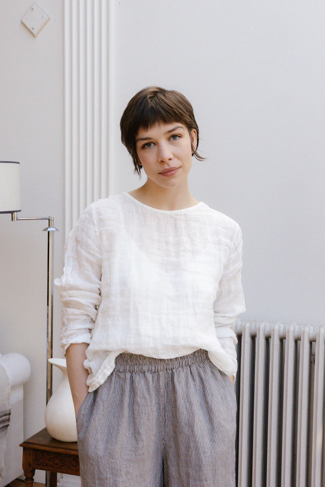 Metta - Lilly Top - Light Linen Gauze - Image 5