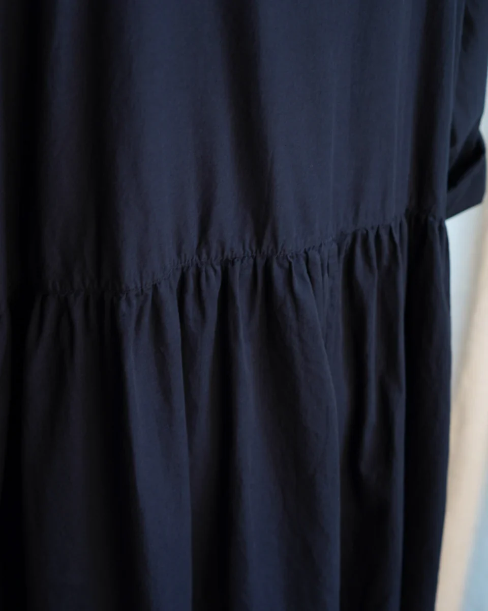 Metta - Oak Gathered Waist Dress - Cotton Twill - Image 8