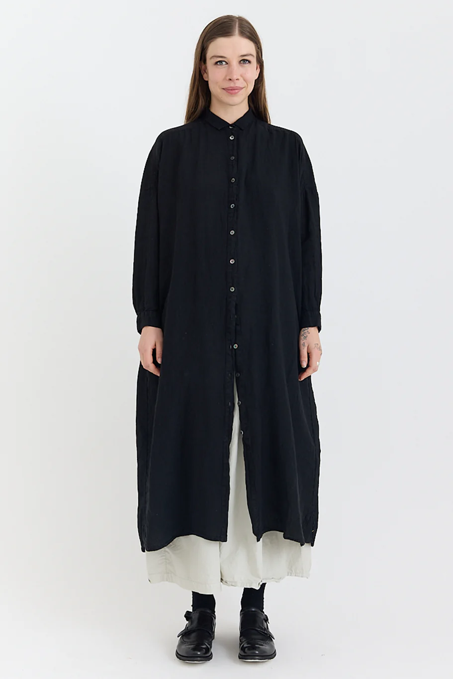Metta - Ophelia Shirt Dress - Light Linen - Image 12