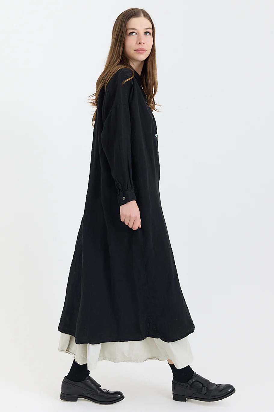 Metta - Ophelia Shirt Dress - Light Linen - Image 13
