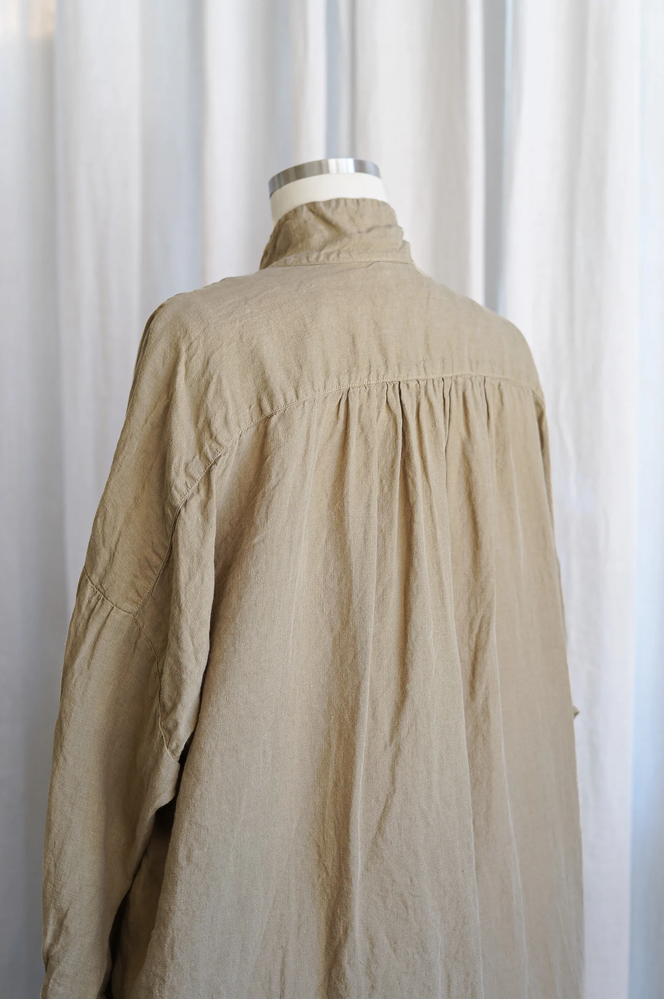 Metta - Ophelia Shirt Dress - Light Linen - Image 4