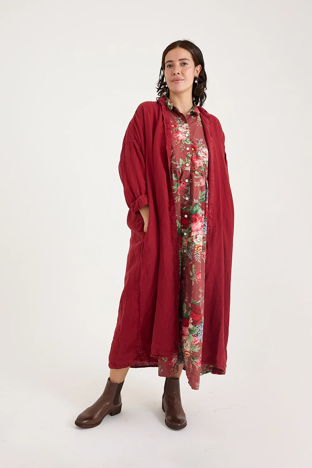 Metta - Ophelia Shirt Dress - Light Linen - Image 5