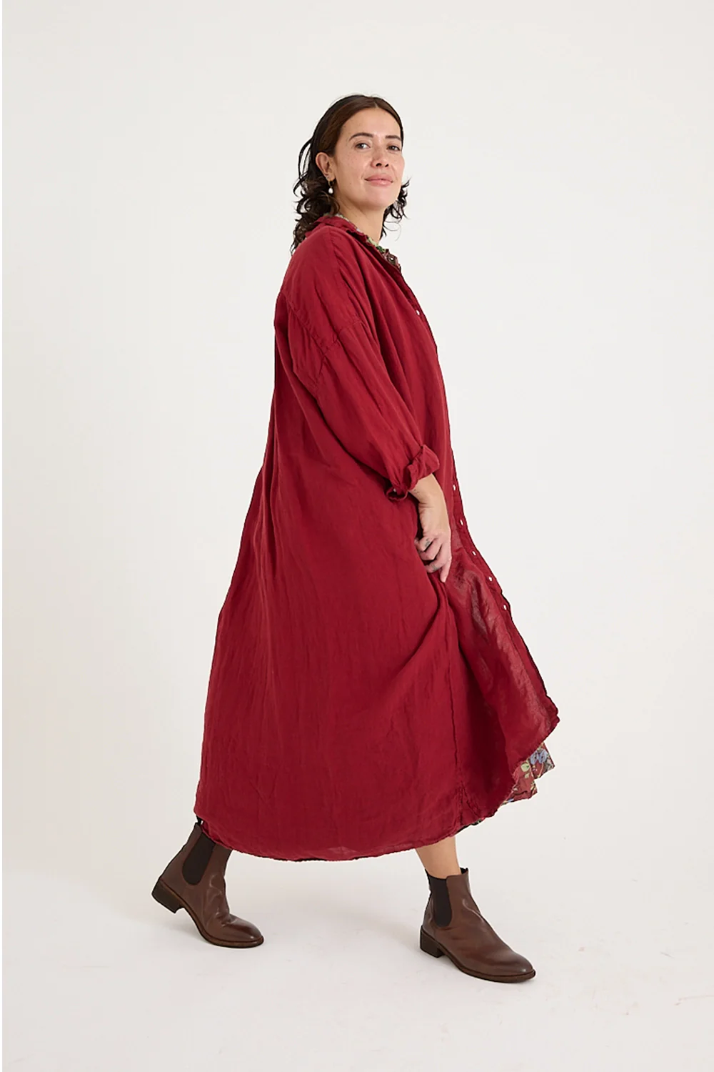 Metta - Ophelia Shirt Dress - Light Linen - Image 6