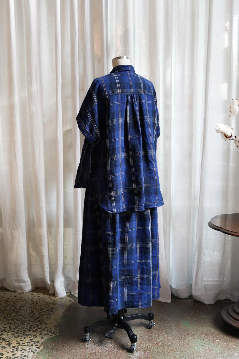 Metta - Pippi Short Sleeve Blouse - Tartan Check - Image 5