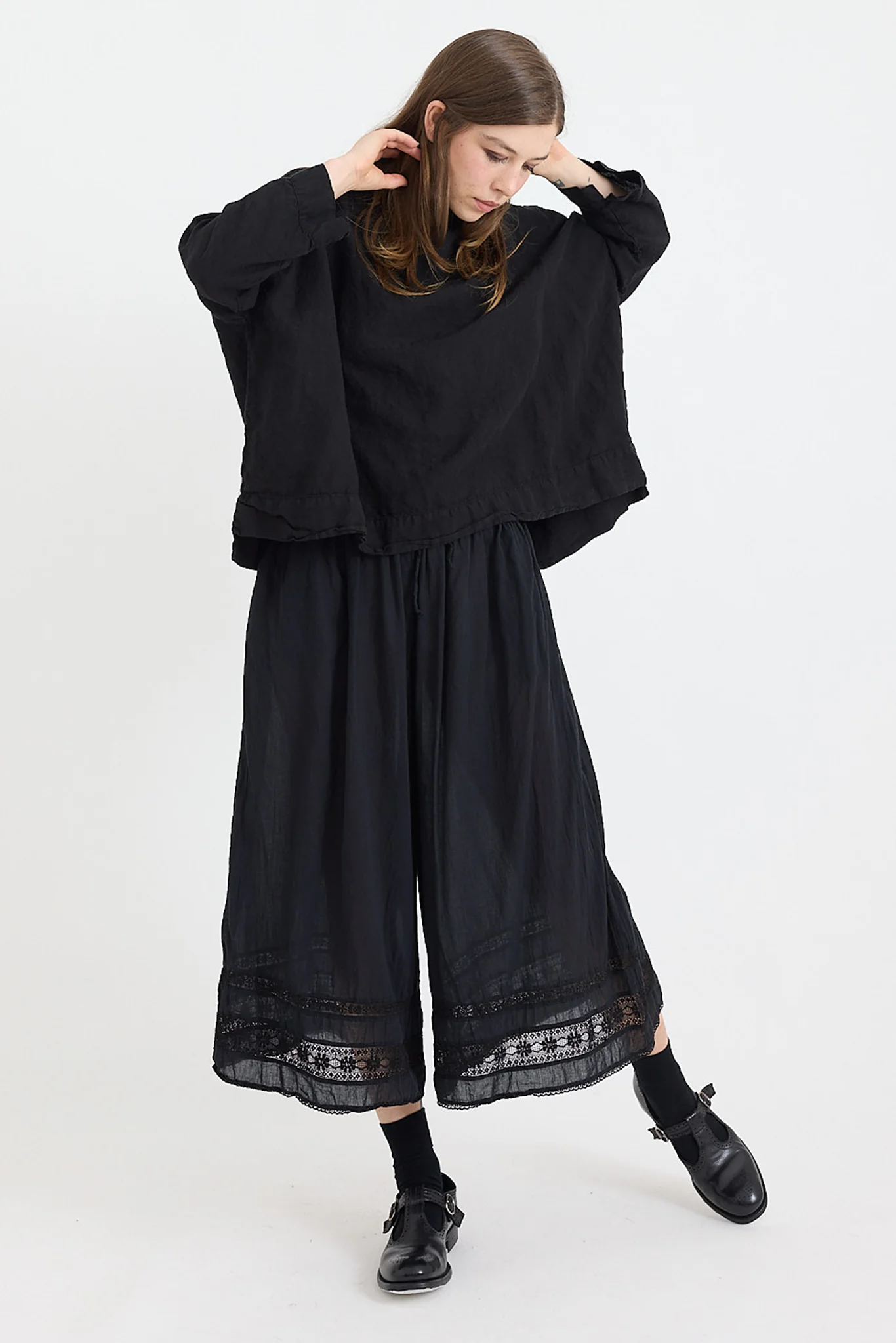 Metta - Sailor Boxy Top - Light Linen - Image 3