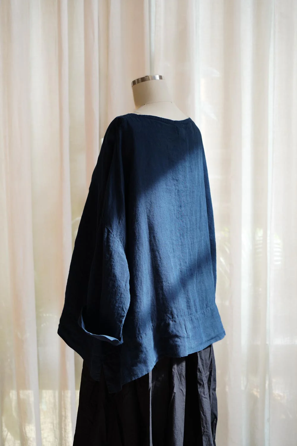 Metta - Sailor Boxy Top - Light Linen - Image 8