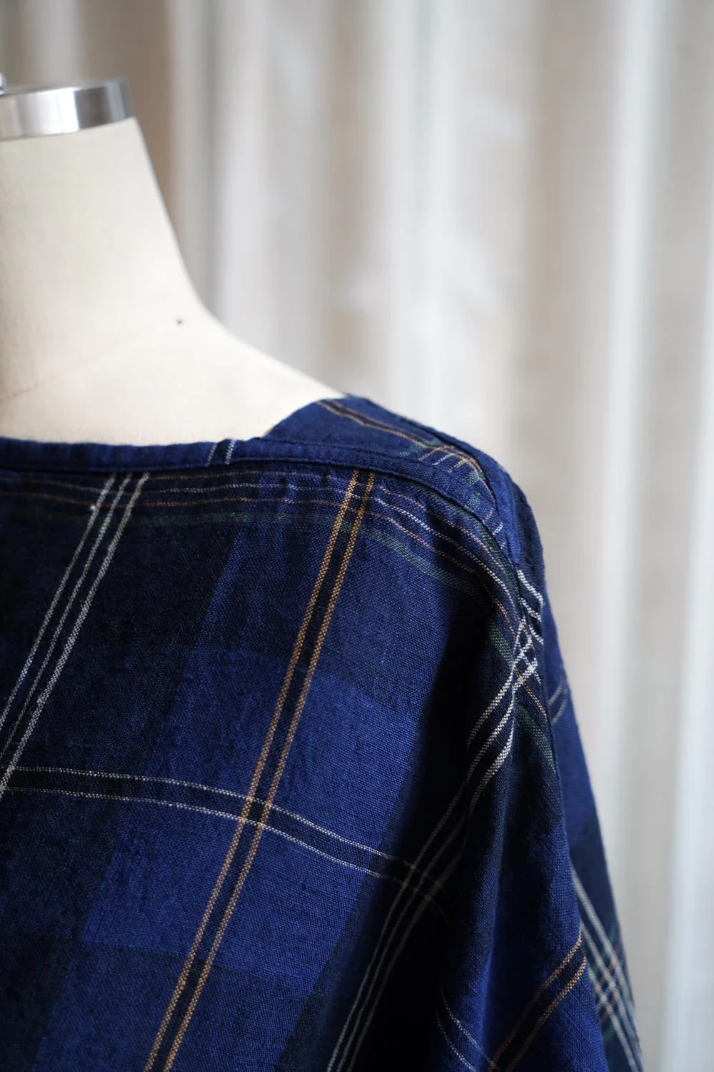 Metta - Sailor Boxy Top - Tartan Check - Image 4
