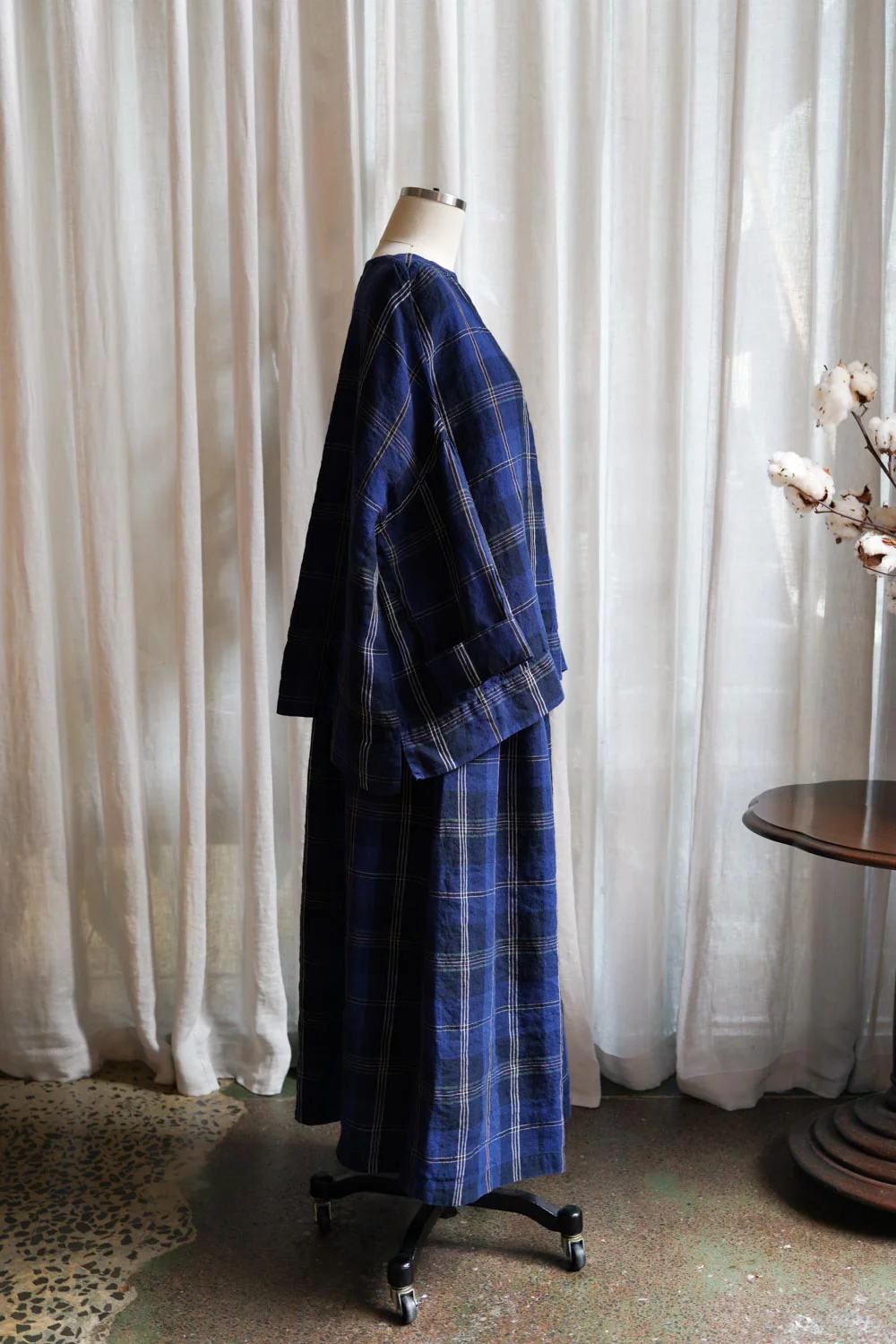 Metta - Sailor Boxy Top - Tartan Check - Image 6