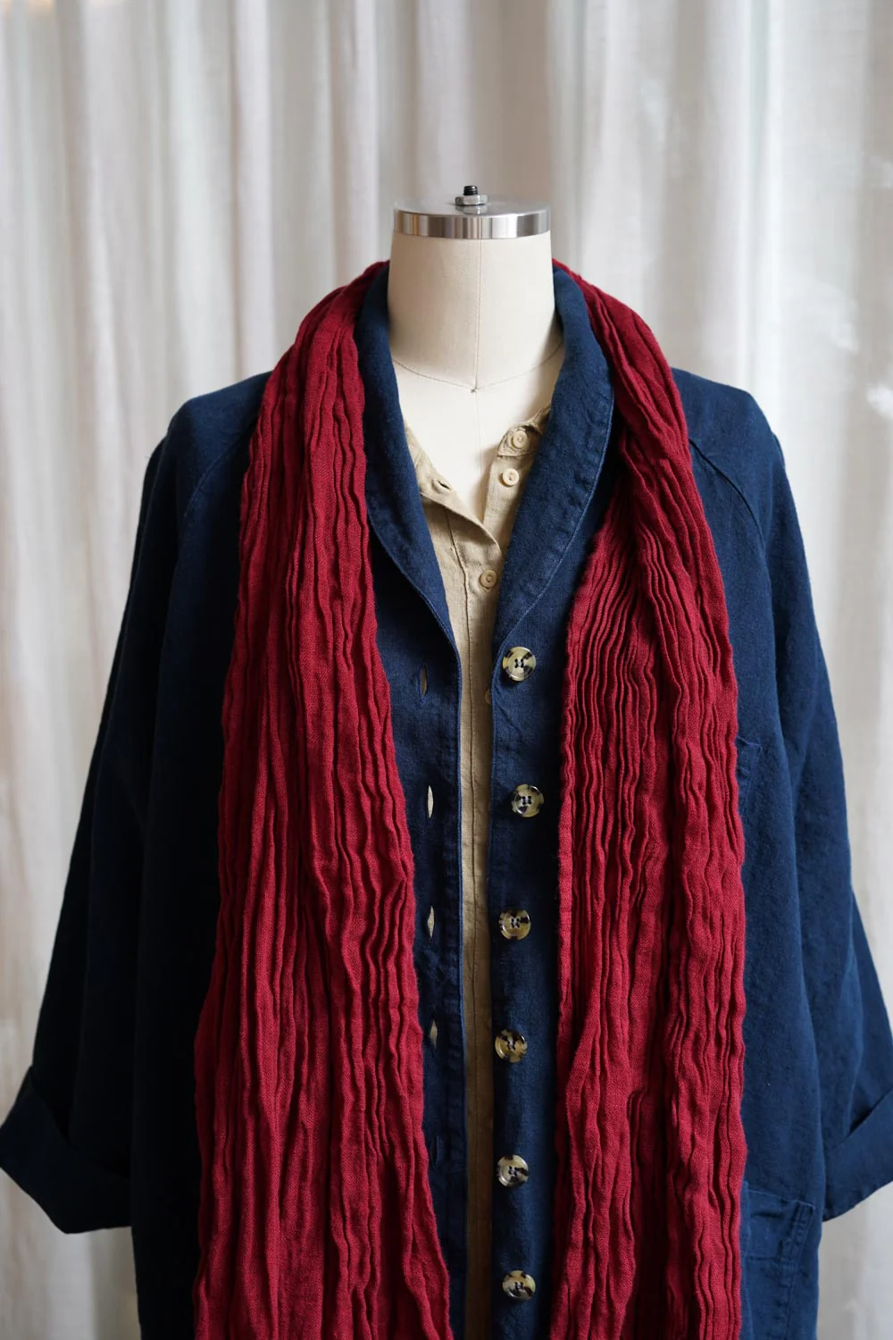 Metta - Classic Scarf - Soft Linen Gauze - Image 11