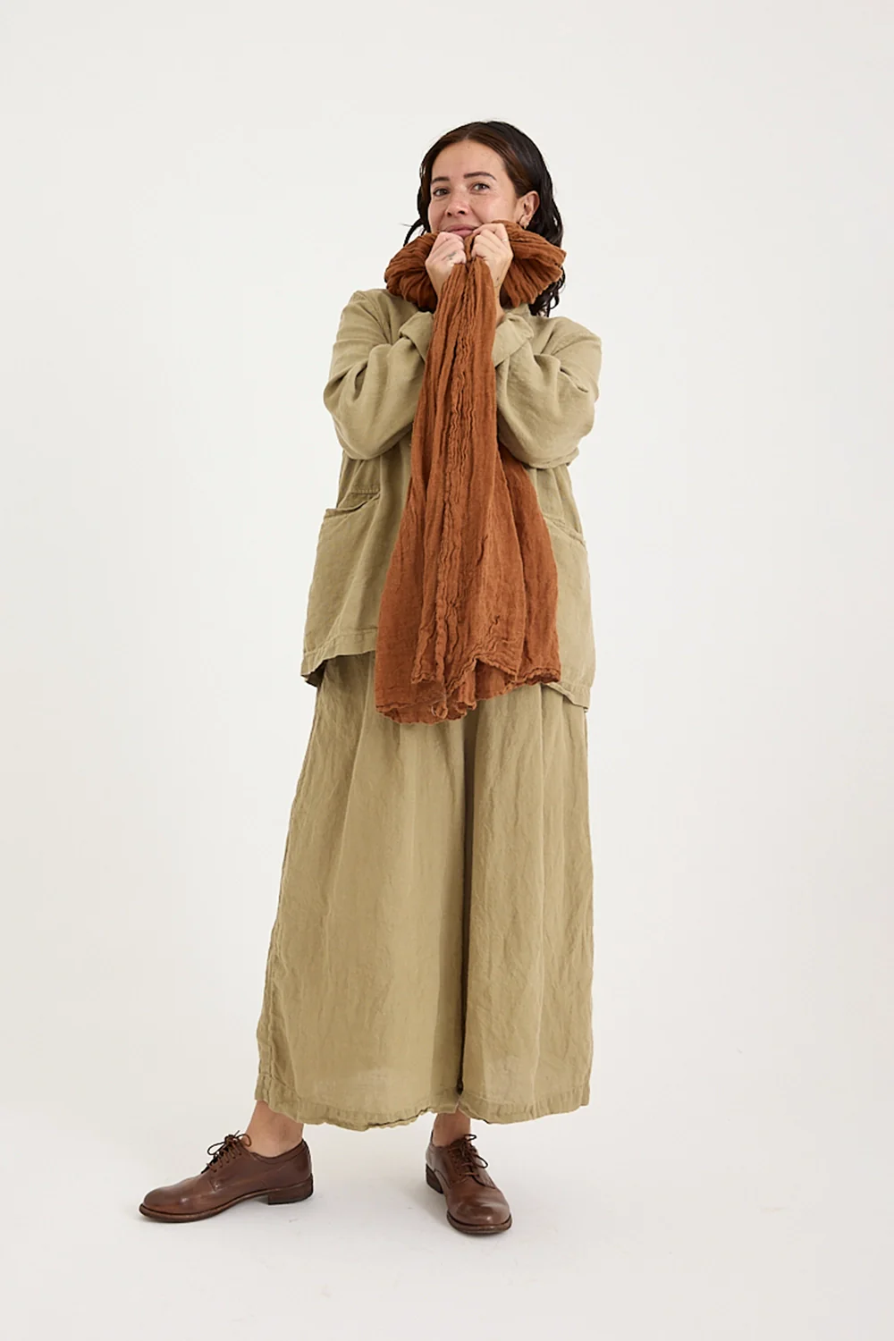 Metta - Classic Scarf - Soft Linen Gauze - Image 5