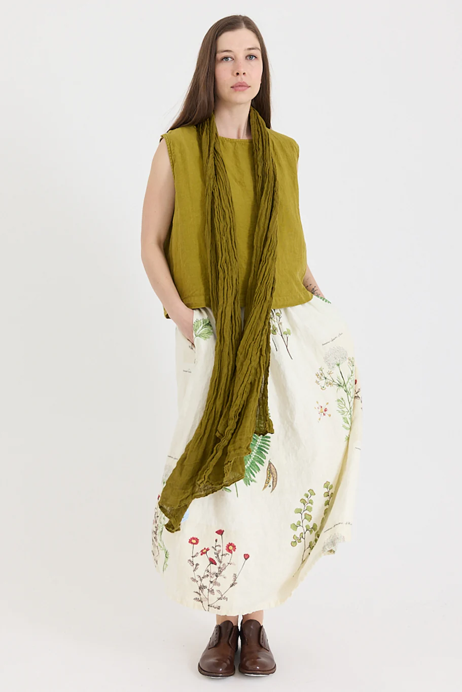 Metta - Classic Scarf - Soft Linen Gauze - Image 8