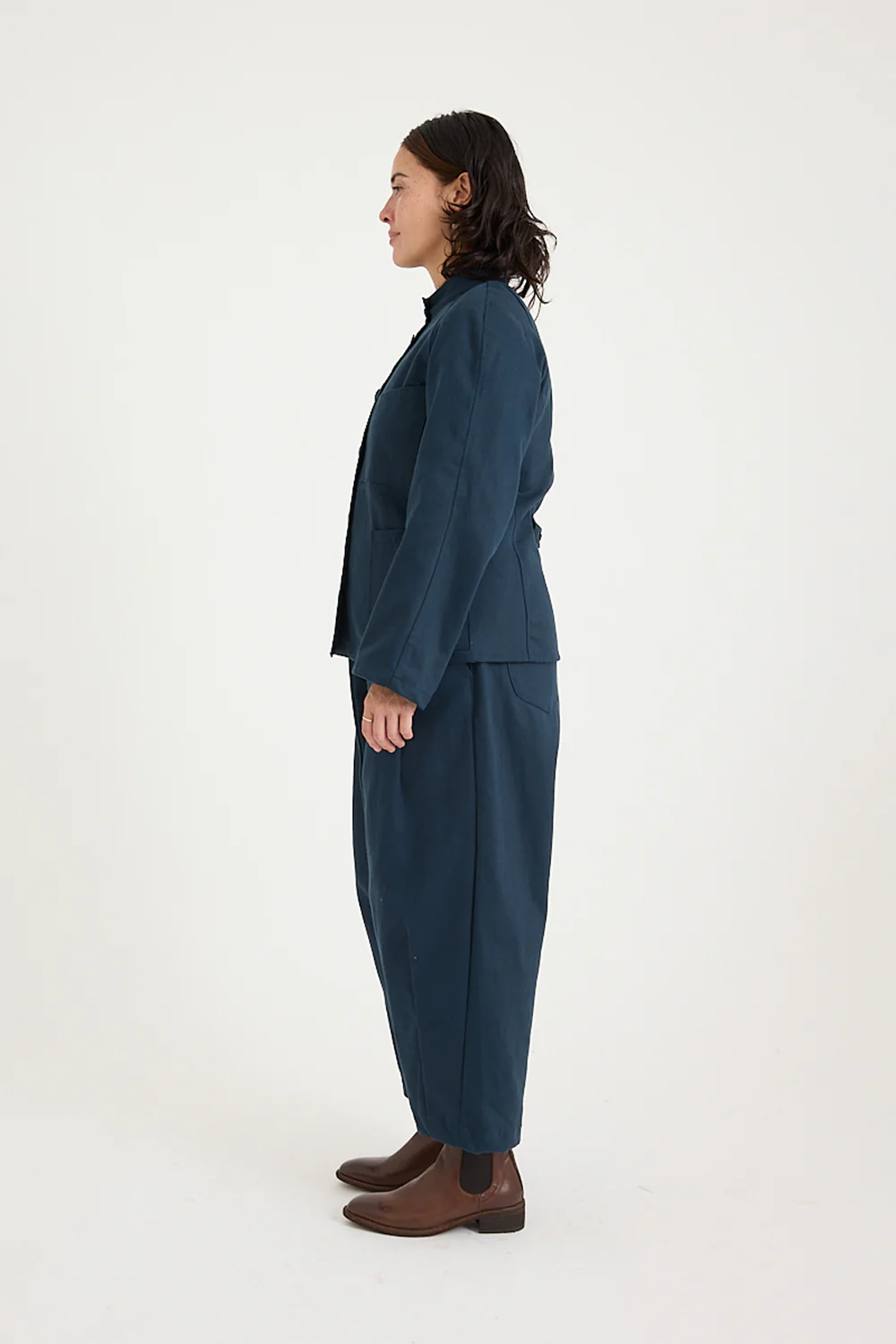 Metta - Stevie Barrel Pant - Heavy Cotton Twill - Image 3