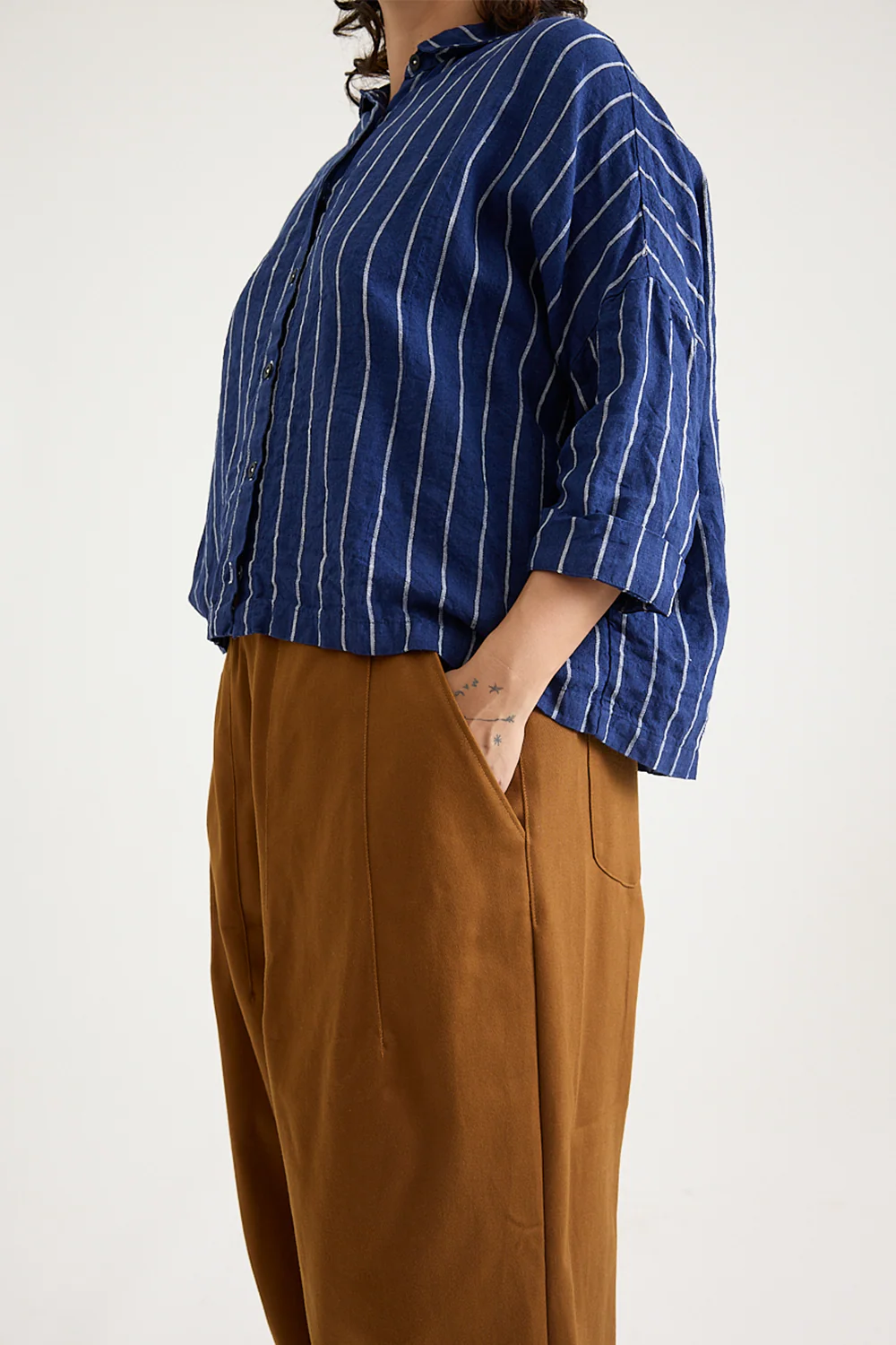 Metta - Stevie Barrel Pant - Heavy Cotton Twill - Image 6