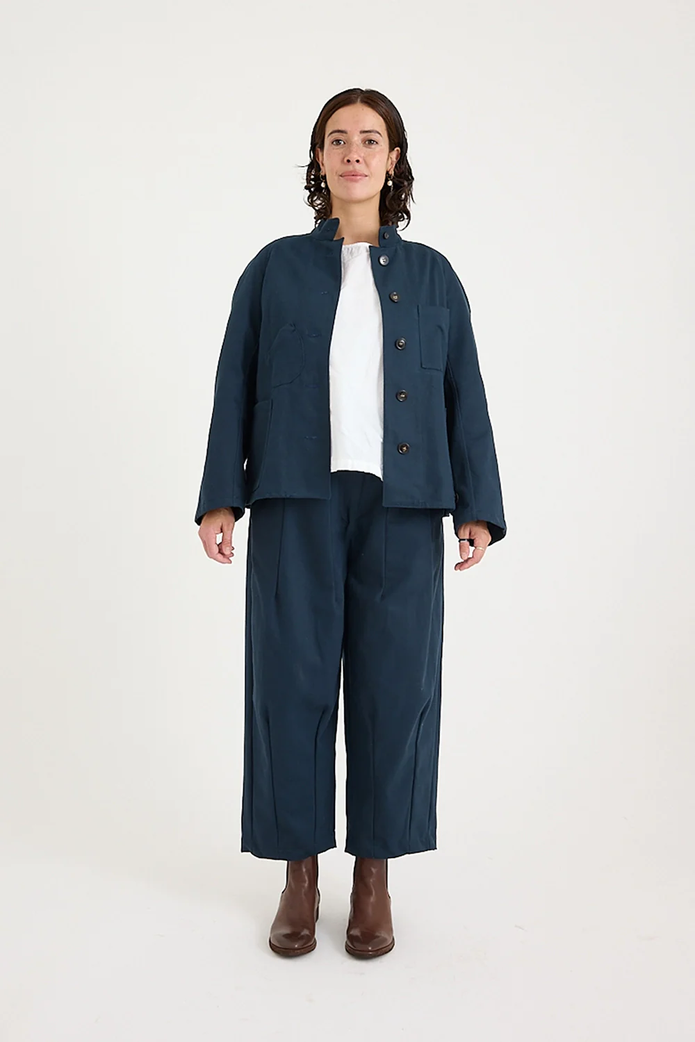 Metta - Train Driver Jacket - Cotton Twill - Image 3