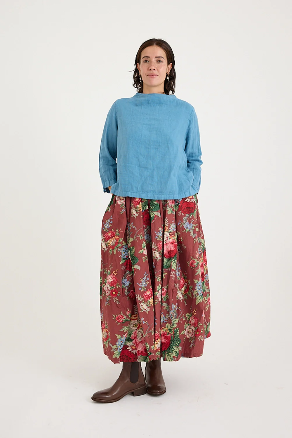 Metta - Ulla Skirt - Sunset Garden Chintz - Image 2