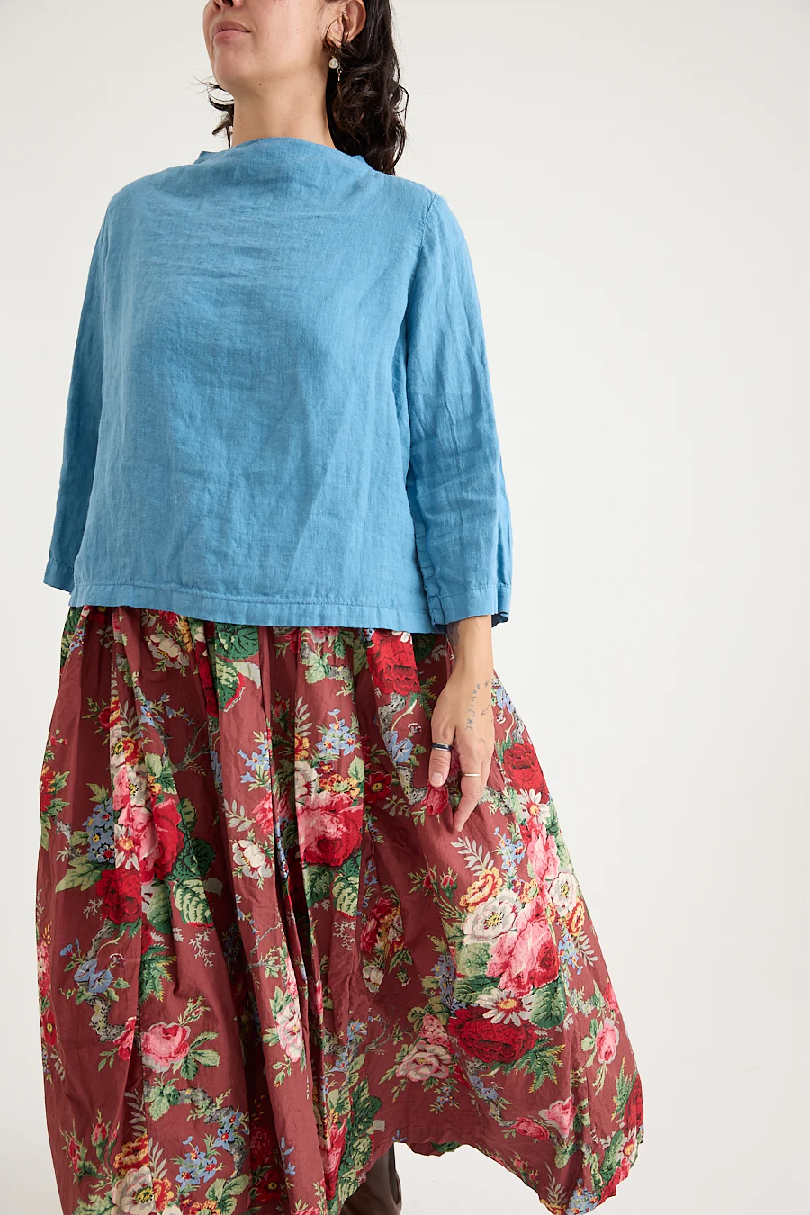 Metta - Ulla Skirt - Sunset Garden Chintz - Image 4