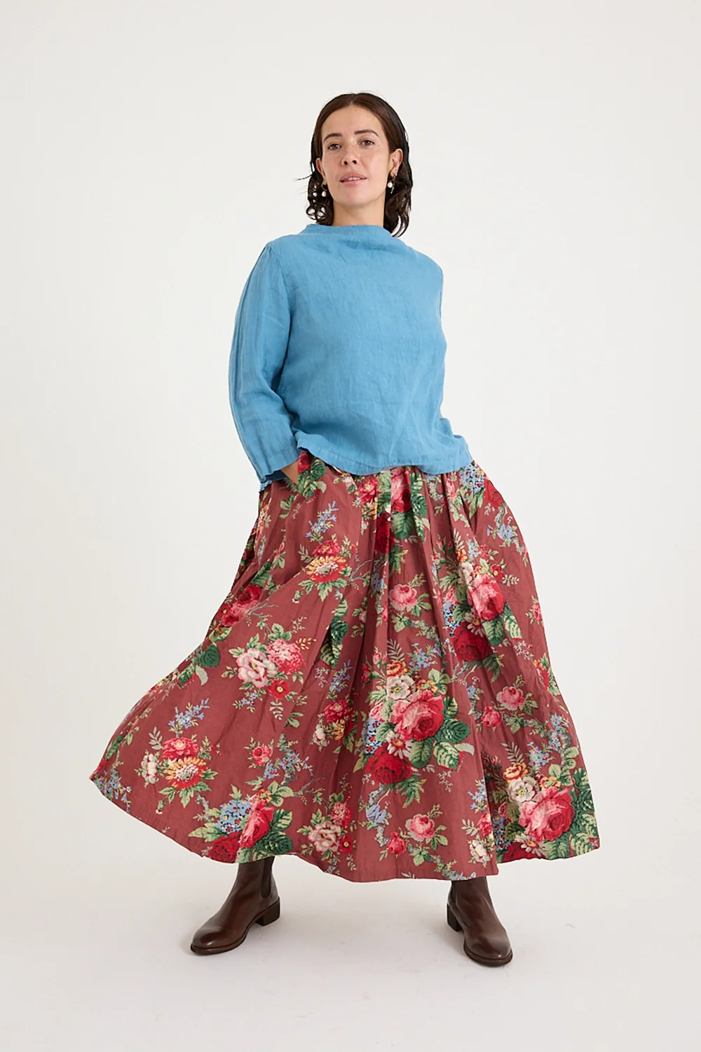 Metta - Ulla Skirt - Sunset Garden Chintz - Image 5