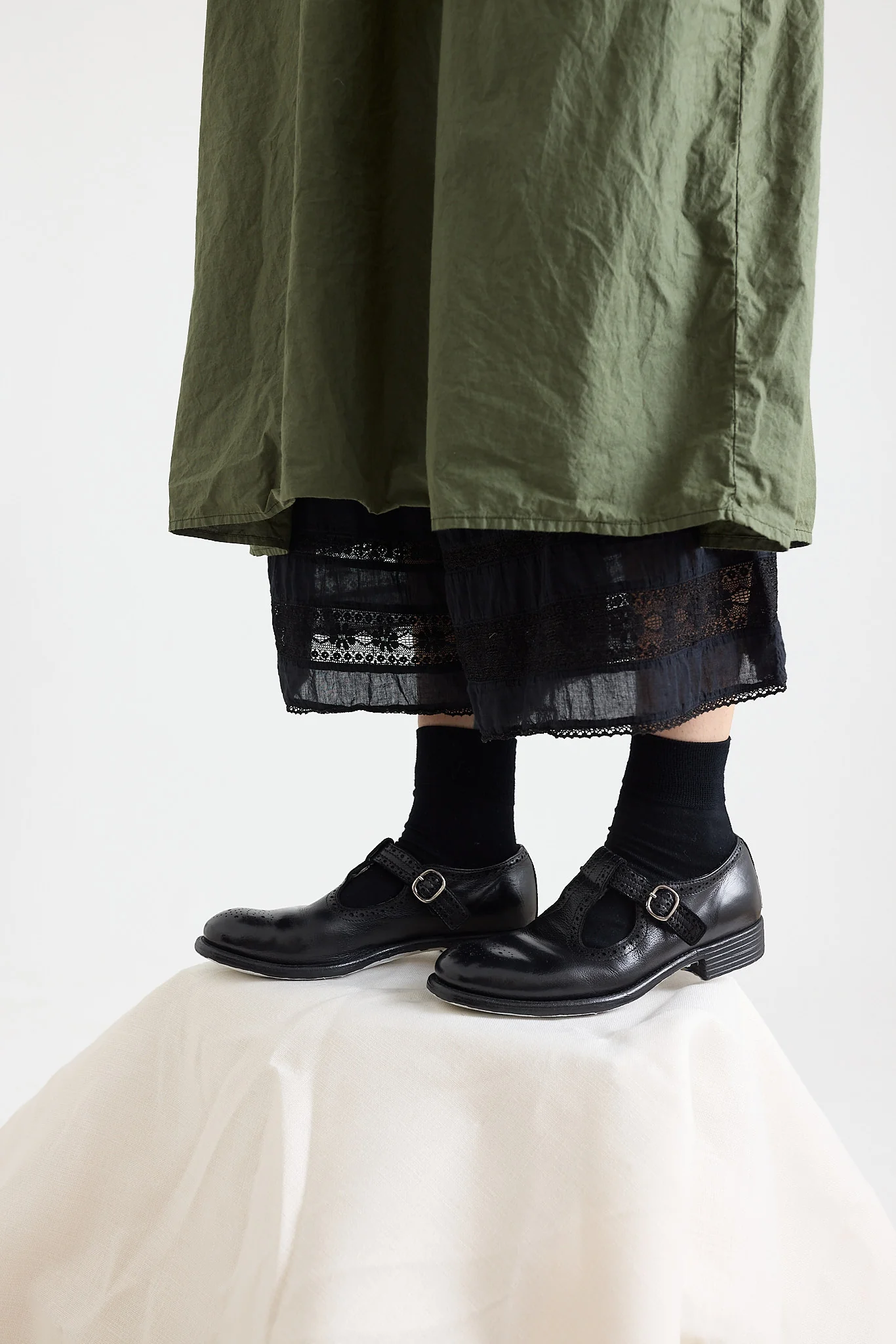 Officine Creative - CALIXTE 071 - Nero T- Bar Shoes - Image 7
