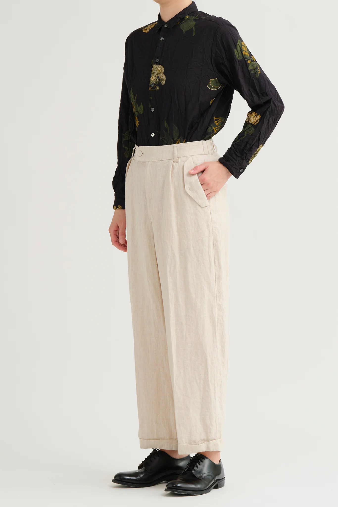 Pas de Calais - L/H Canvas Center Crease Pants - Image 10