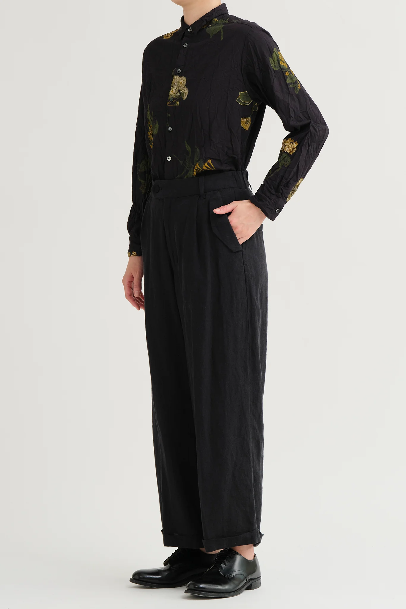 Pas de Calais - L/H Canvas Center Crease Pants - Image 6