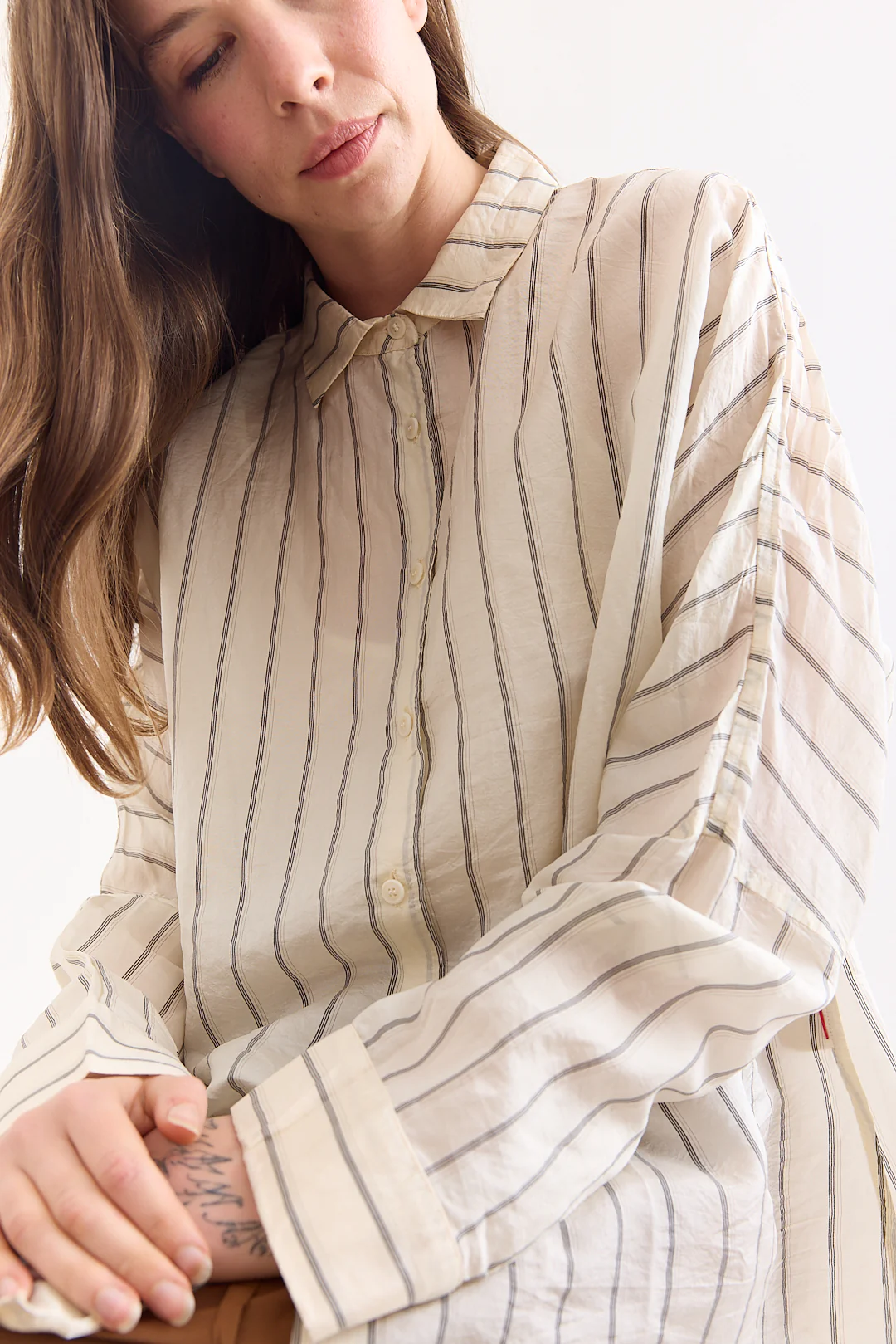 Casey Casey - Waga L/S Shirt - Spider Stripes - Image 2