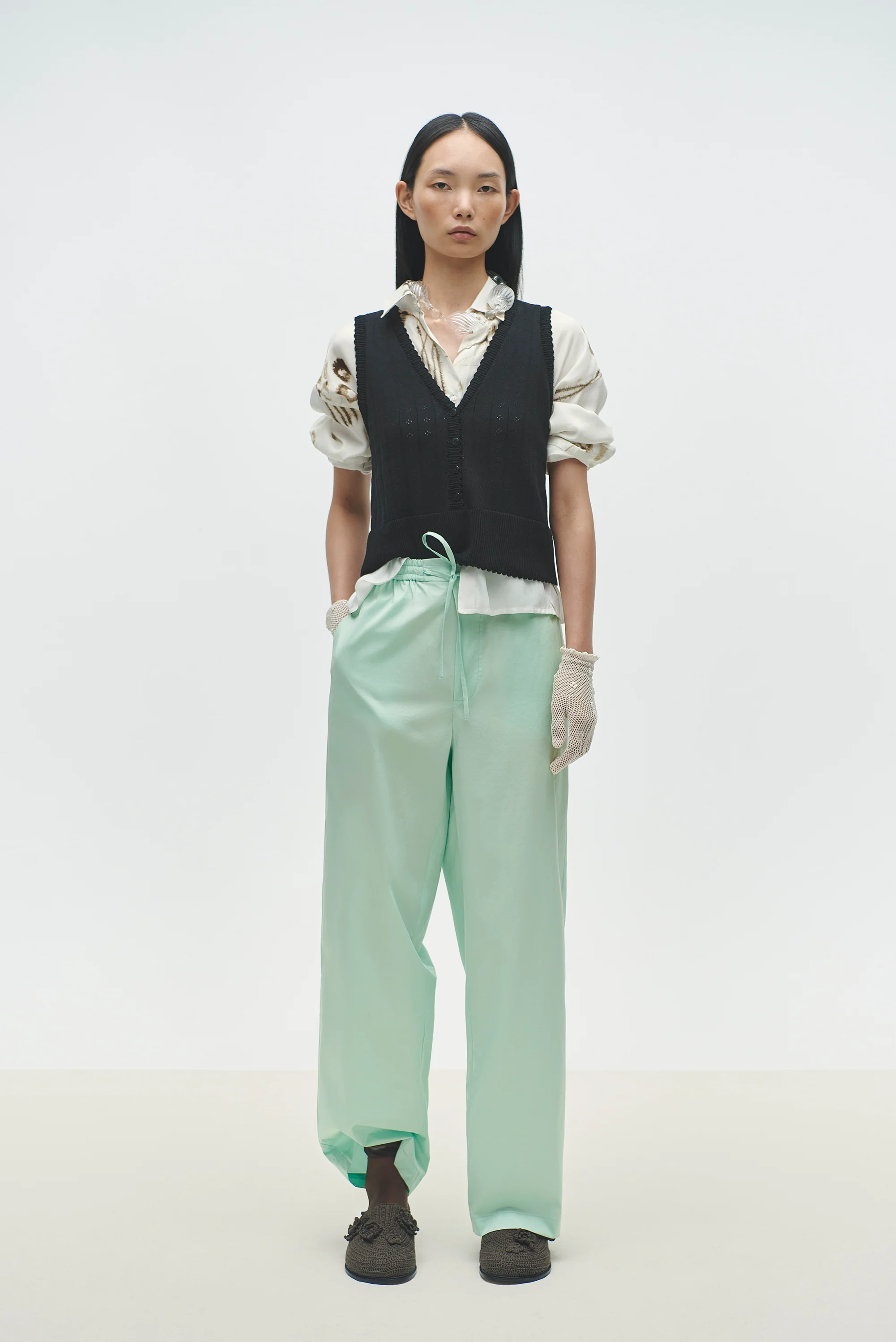 Cordera - Organic Cotton Pointelle Waistcoat - Image 2