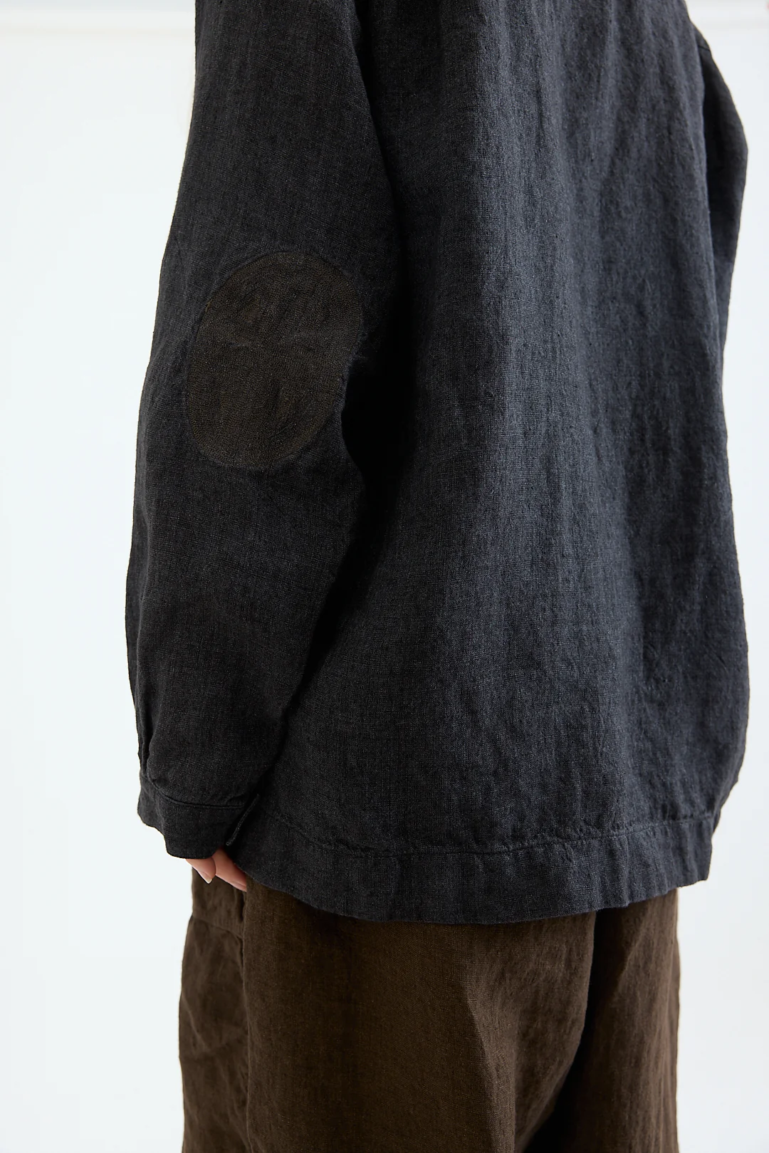 Kaval - Henry Neck Blouse - Washed Linen - Image 4