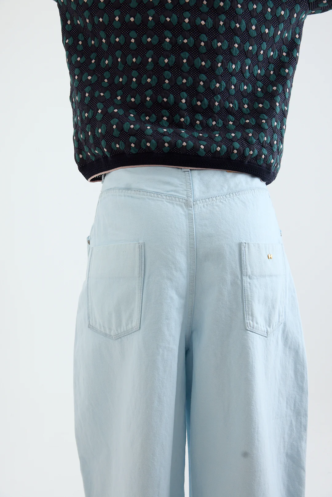 Mina Perhonen - Always Denim Pants - Light Blue - Image 4