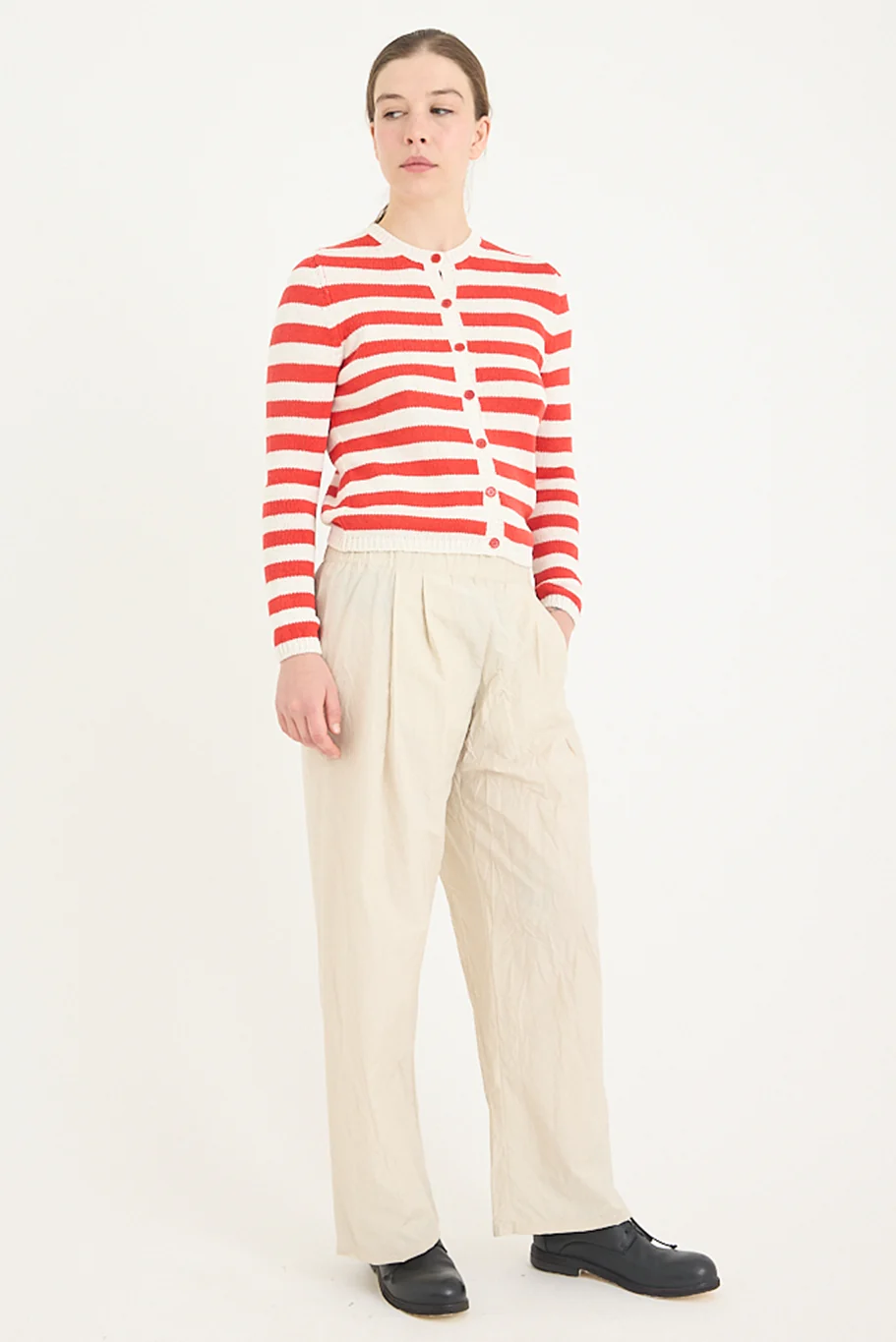 Apuntob - Trousers P1382 - Cappuccino - Image 4