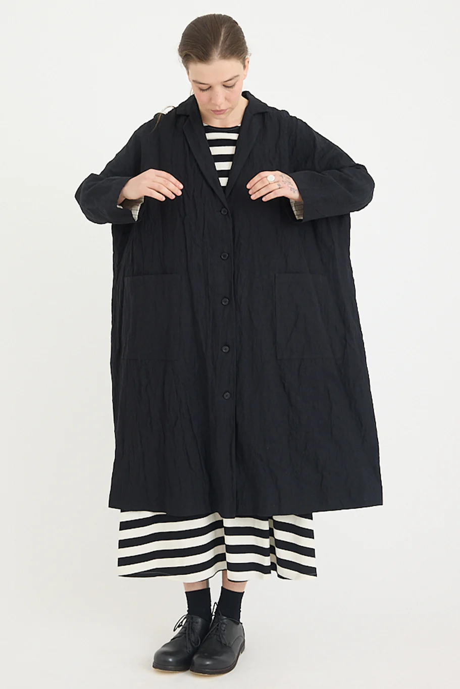 Apuntob - Coat P1948 - Black