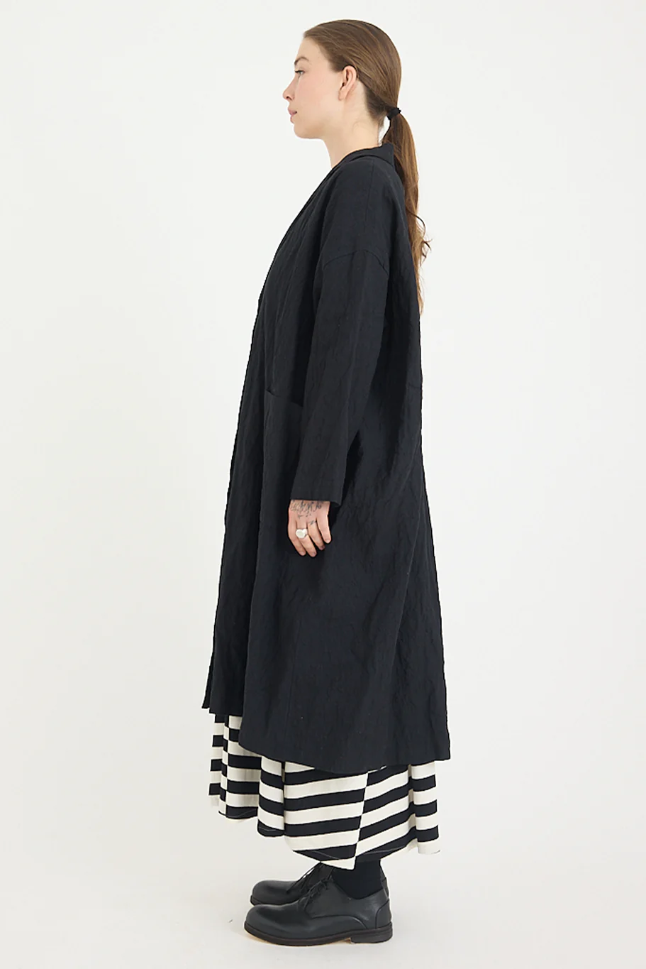 Apuntob - Coat P1948 - Black - Image 4