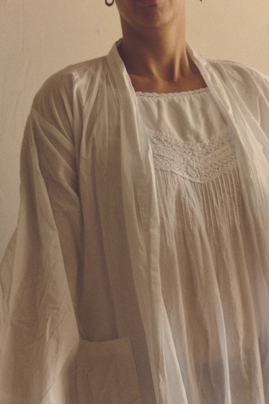 Arabella - Pin Tucked Lace Slip - Image 3